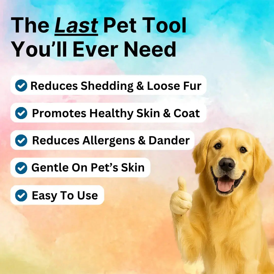 Pet DeShedding Brush - the GroomPro