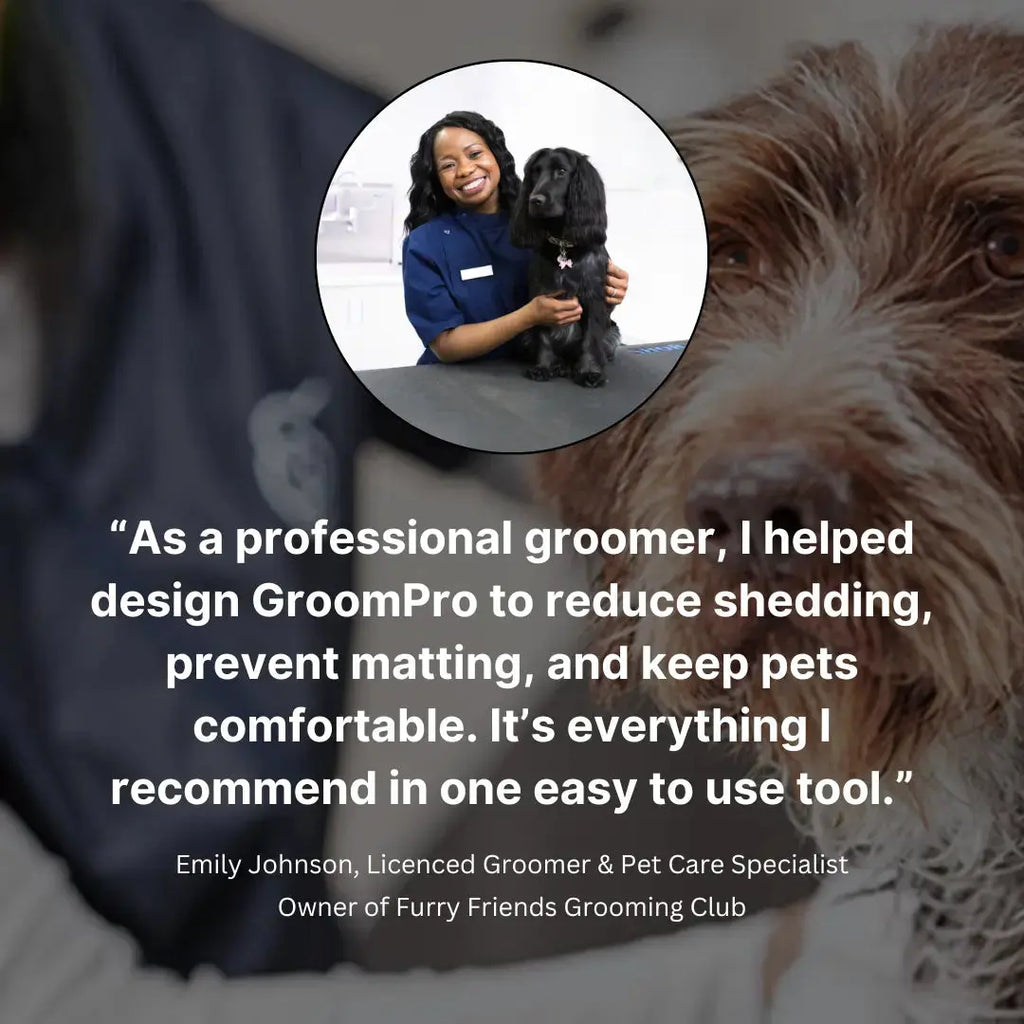 Pet DeShedding Brush - the GroomPro
